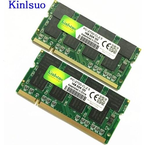 Kinlstuo Laptop Memory Ram SO-DIMM DDR1 DDR 400 333 MHz / PC-3200 PC-2700 200Pins 512MB 1GB For Sodimm Notebook Memoria Rams New