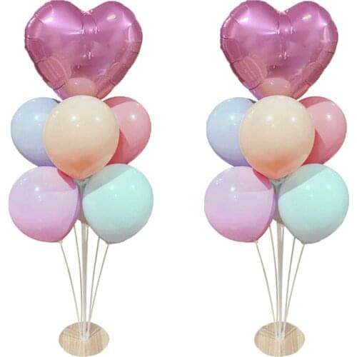 1/2set Wedding Decorations Balloon Stand Holder Baby Shower Boy Girls 1st Birthday Party Decorations Kids Event Party Home Decor