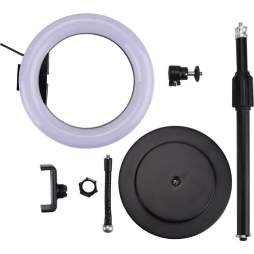 Professionele Phtography Licht Dimbare LED Studio Camera Ring Licht Foto Telefoon Video Lamp Selfie Mount