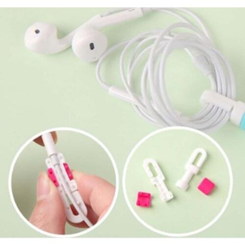 Earphone Cable Protector Organizer Headphone Line Cord Protection Sleeves Cable Winder