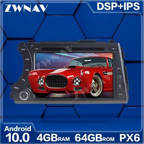 PX6 4+64G Android 10.0 Car Multimedia Player For Ssangyong Kyron Actyon Micro 2005+ GPS Radio navi stereo Touch screen head unit