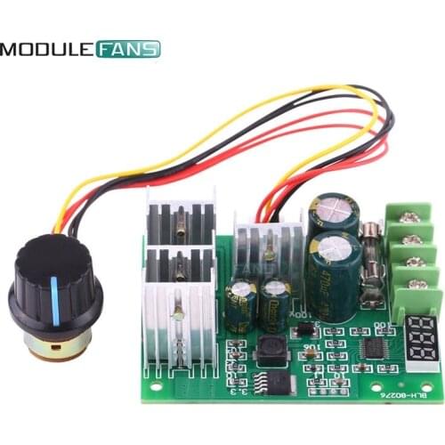 30A PWM Motor Speed Controller Module Dimmer Current Regulator+ Display DC6-60V