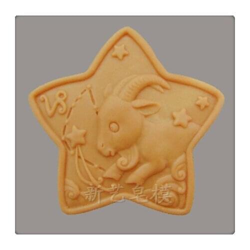 Constellation Capricorn silicone soap mold cake mold silicone mold for chocolate