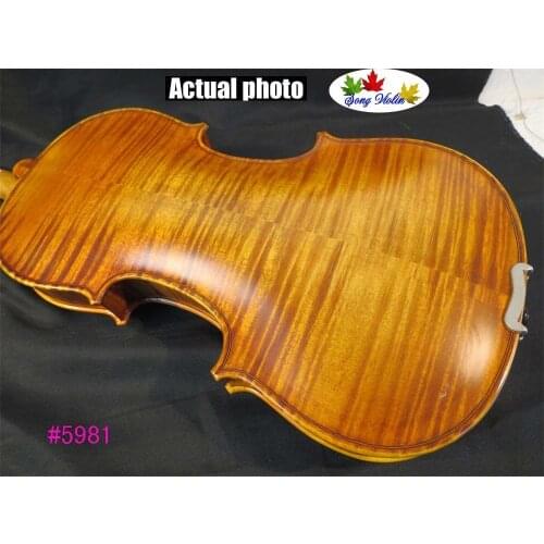 Strad style SONG Brand maestro 4/4 violin,hand made,big warm sound #5981