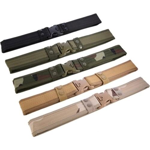 Belt Duty Tactical Adjustable Waist Belt 2 Inch Outdoor Hiking Climbing Load Bearing Utility Waistband Police Belt Duty Belt