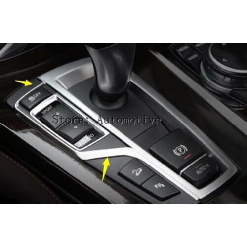Interior Gear Shift Box Sequins Cover Trim For BMW X3 F25 2011-2015 1pcs