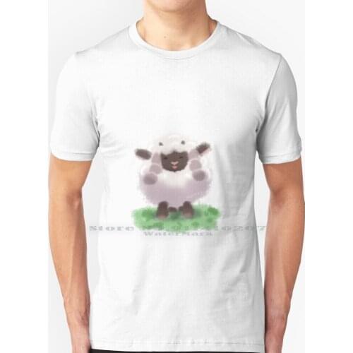 Wooloo On Grass Patch T Shirt 100% Pure Cotton Wooloo Cute Sword Shield Sheep Braid