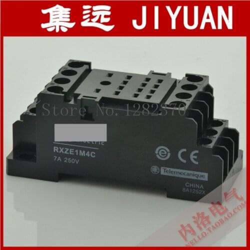 [ZOB] original original relay with relay base RXZE1M4C RXM4LB --10pcs/lot