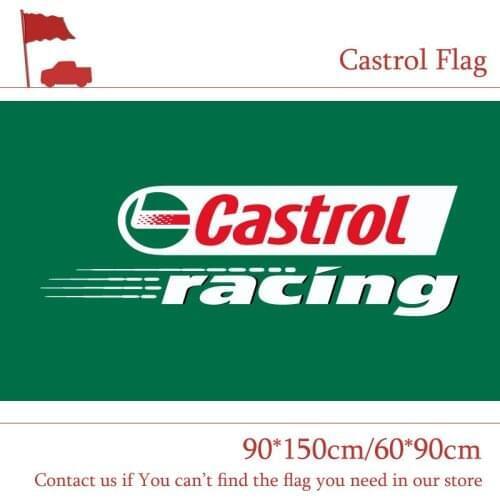 10PCS Flag 90*150cm 60*90cm Castrol Racing Flag Country Selector,Castrol Global Home Banner Polyster
