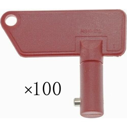 100pc key For Terex Battery and Master Disconnect Key part MS634212 For Volvo