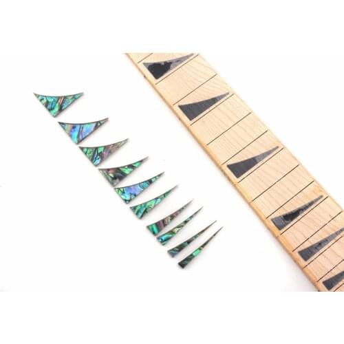 2Set (20pcs)Electric Guitar Fretboard Inlay Color Shark Fin Inlay Luthier Supply