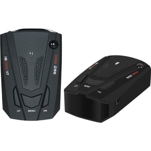 Car Vehicle Radar Detector 360 Degree Anti Car Detector V7 Speed Voice Alert Warning 16 Band Speed Control Detector