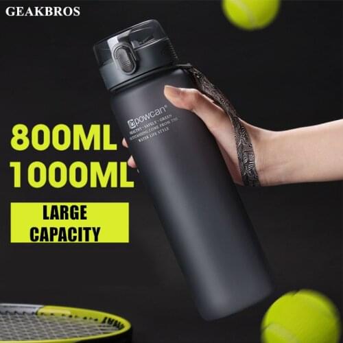 800ML 1000ML Water Bottle Mountain Bike Riding Bicycle Kettle Outdoor Sport School Climbing MTB Cycling Racing Drink Bottles