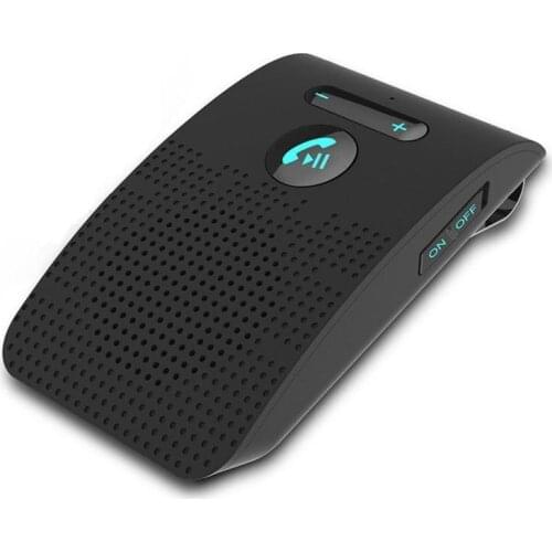 Sp09 Sun Visor Car Hands-Free Call Receiver Support Dual Connection One-Click Answer Built-In 550Mah Lithium Battery Dropship