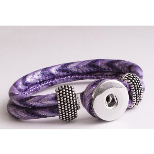 New Fashion 18mm snap button Bracelet bangle snap jewelry wholesale FM2736