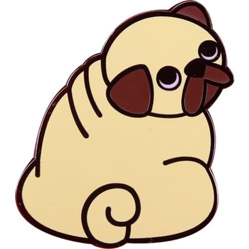 Cute baby pug pin dog lovers wonderful addition