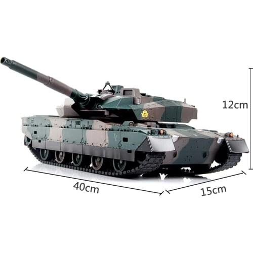 RC Tank Model Climbing 45-Degree Slope 4CH 2.4G HZ Radio Remote Control Tank Game Time 40 Minutes For Kids Gifts Puzzle toy
