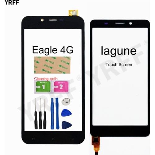 For Vertex Impress lagune Touch Screen For Vertex Impress Eagle 4G Touch Screen Digitizer Glass Panel Sensor Front Glass Parts