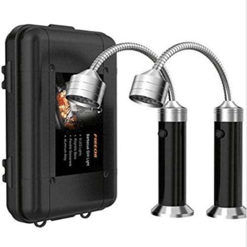 Barbecue Folding Led Flashlight Bright Beam with Magnet Base for BBQ Equipment Outdoor Car Repair Lighting 360 Degree Adjustable