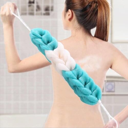 Korean style Back Scrubber Soft Bath Towel Bath Belt Cleaning Body Exfoliating Massage For Bathroom Shower