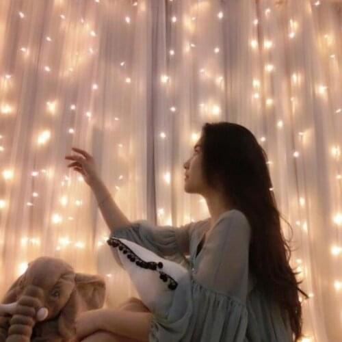 3x3M Led Icicle String Light Christmas LED Curtain String Light Fairy Light Garland Wedding Garden Party Home Patio Decoration