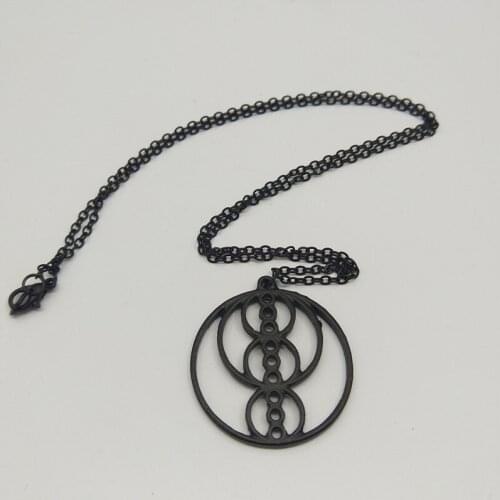 Sacred necklace Fibonacci Golden ratio pendant necklace for women geometry pendant necklace