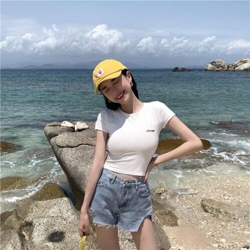 Women T Shirt Summer Short T-shirt Casual Short Sleeve T-shirt Harajuku Women Clothing