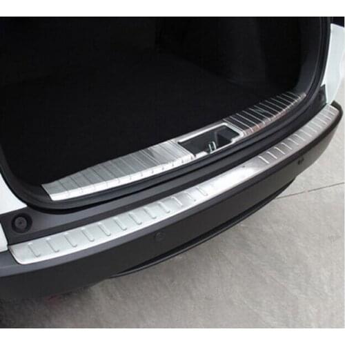 ACCESSORIES 2PC FOR HONDA VEZEL 2014 2015 2016 REAR BUMPER PROTECTOR CARGO BOOT SILL PLATE TRUNK LIP