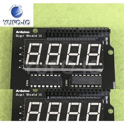 Free Ship 3pcs Uno R3 Digit Shield 4-Bit Digital Tube Display Module 5641 Led Module