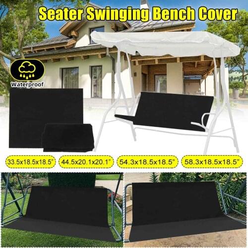 2/3 Seat Waterproof Swing Cover Chair Bench Replacement Patio Garden Outdoor Waterproof UV Resistant Swing Seat Furniture Cover