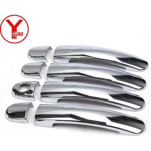 For 2010-2014 GWM Great Wall VOLEEX C30 Exterior Chrome Door handle Protective covering Cover Trim Styling Accessories YCSUNZ