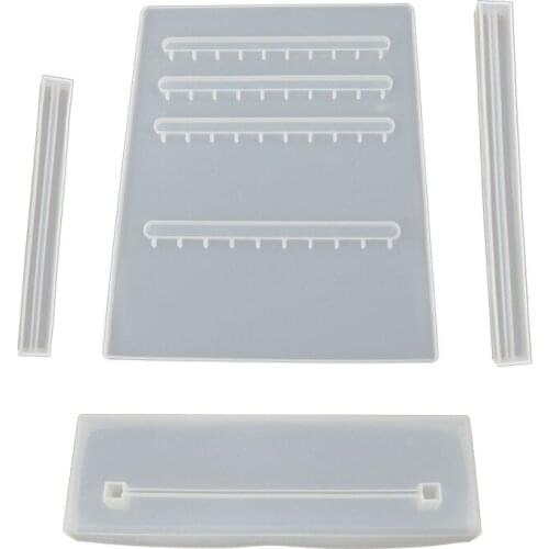 Jewelry Display Rack Epoxy Mold DIY Resin Earring Silicone Mould Casting Crafts AXYD