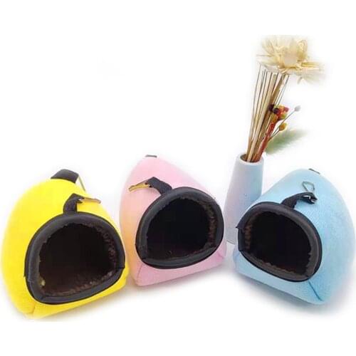 Flannel Keep Warm In Winter Hammock Cages Bed for Small Animals Pet Guinea Pig Hamster Squirrel Ferret Hedgehog