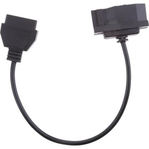 OBD1 7Pin Male to 16Pin Female OBD2 Car Diagnostic Connector Cable For Ford