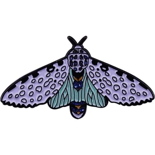 Leopard Moth Lapel Pin Insect Lovers Pretty Collection