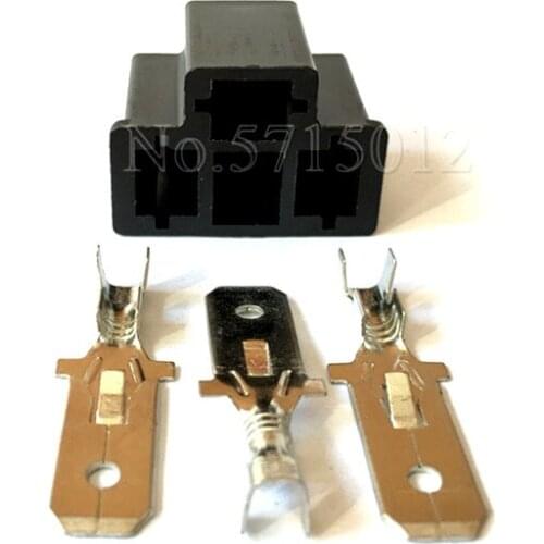 3 Hole Motorcycle H4 Unsealed Cable Wire Connector Electrical Automotive Plug Lamp Light Holder Socket