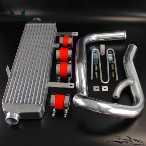 New Front Mount Intercooler Kit Fit Legnum M*itsubishi G*alant V*R-4 V*R4 96-02 RED