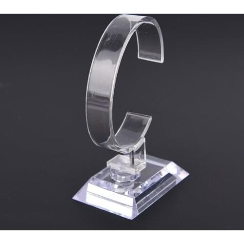10 Cm Plastic Wrist Watch Display Rack Holder Sale Show Case Stand Tool Clear Jewelry Packaging Total Height Watch Display Stand