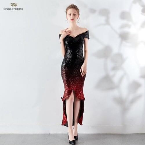 Prom dresses 2021 v-neck prom dress sexy sequin vestidos de gala zipper back mermaid tea-length prom gown