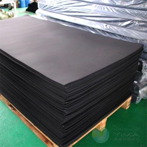 Custom Made EPDM Neoprene Adhesive Sheet Panel Tape Insulation Gasket Cushion 500mm x 2000mm 1/2/3/4/5/6/8/10/12mm 2pcs Black