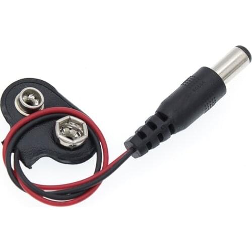 Fast shipping UNO R3 9V Battery Connector 9V battery clip 100pcs /lot in stock top quality