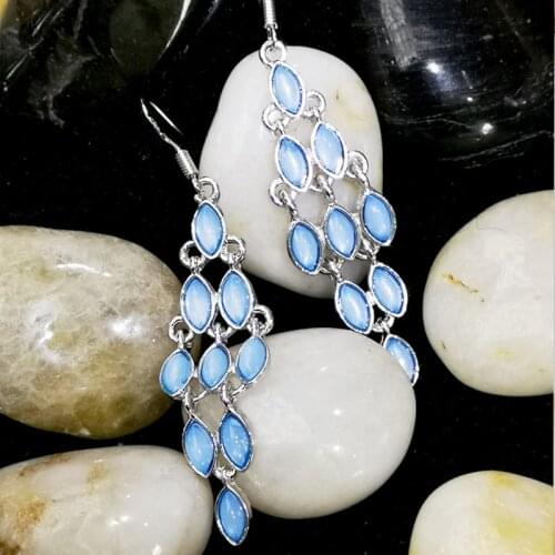 Luxury Vintage Pink Water Drop CZ Crystal Dangle Earrings for Women Wedding Party Drop Earings Jewelry Brinco Feminino Gifts