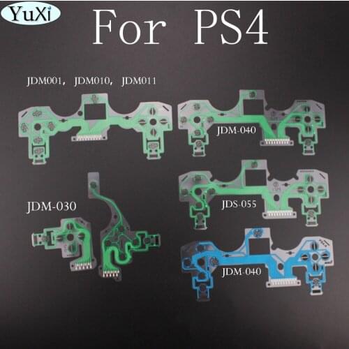 JDS-040 JDS 055 Conductive Film Replacement Controller Button Ribbon Circuit Board For Play Station 4 PS4 Pro JDS 050 Controller