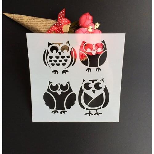 1Pcs 13*13cm Scapbook Stencil Cake Decorating Tool scrapbooking DIY Decorating Stencil Fondant Pattern Printing Spray Template