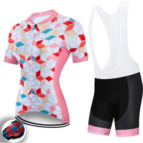 Cycling Jersey Sets Bike Shirt Top Breathable Girl 2021 Summer Cycling Jersey Custom Printing Bicycle igh Quality Cycling Unifor