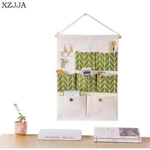 XZJJA Multi-layer Hanging Organizers Wall Hanging Storage Bags Multifunction Wardrobe Hanging Bag Cosmetic Sundries Container