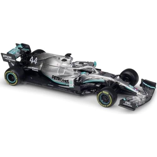 1:43 Bburago F1 2019 Mercedes Benz AMG Petronas W10 EQ Power No44 L.Hamilton No77 V.Bottas Formula One 1:32 W05 No44 Diecast Car