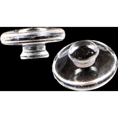 10 Pairs Clear Anti-Slip Silicone Eyeglass Sunglass Nose Pad Glasses Nose Pads