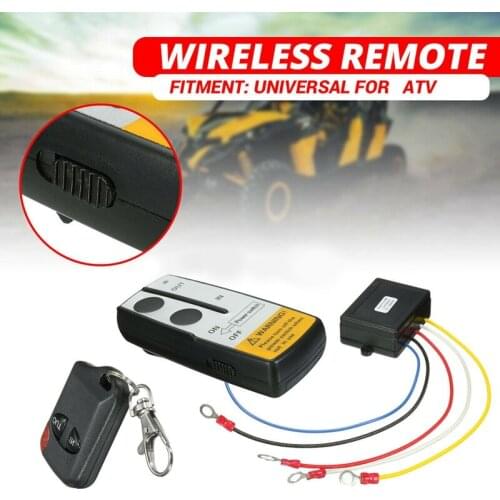 12V 315MHz 50Ft / 15M Wireless Winch Remote Control Controller Kit for Jeep ATV US