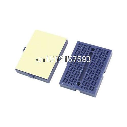 2pcs Blue Universal 170 Tiepoint Circuit Test Solderless Breadboard SYB-170